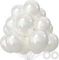 110pcs Pearl White Balloon 12 inch, Pearl white Latex Balloons by KUULBELAballoons