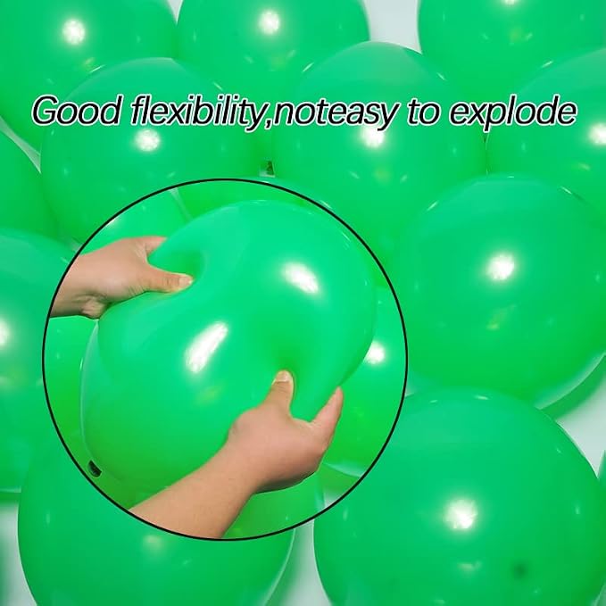 300 Pack Green Balloons 12 inch Green Latex Party Balloon Bulk - Image 3