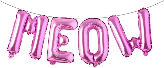 Cat Birthday Party Balloons by RUIANSI