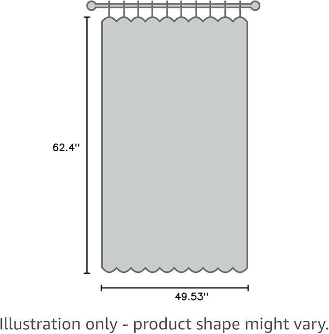 MYSKY HOME Curtains for Bedroom 63 Inch Long Linen Look Semi Sheer Not See - Image 8