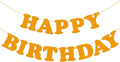 Orange Happy Birthday Banner Birthday Party Decorations Sign Birthday Backdrop by Adecortalk