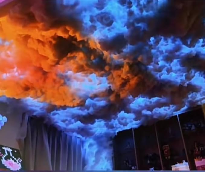 Cloud LED Lights for Ceiling. 3D Thunder Clouds RGB Light - Image 3