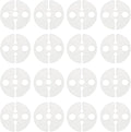 Balloon Clips DGBRSM 50pcs White Round Plastic Balloon Clips Wedding Party by DGBRSM