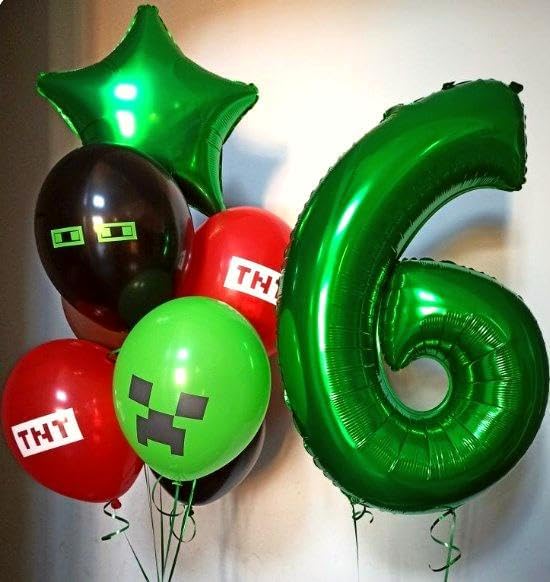 Green Number 5 Balloon 40 inch, Balloon numbers party supplies, deco photo shoot - Image 6