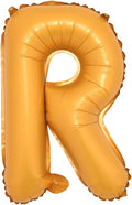 16" inch Single Orange Alphabet Letter Number Balloons Aluminum Hanging Foil by RUIANSI