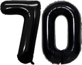 Number 70 Balloons for 70th Birthday Party Decorations, 42 Inch Jumbo Foil by GOER