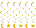 Party Star Moon Swirl Decorations, Whirls Decorations by AimtoHome