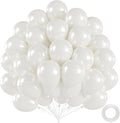50pcs Pearl White Balloons, 12inch Pearl Ivory Latex Helium Balloons | by Colorfullifefromnowon