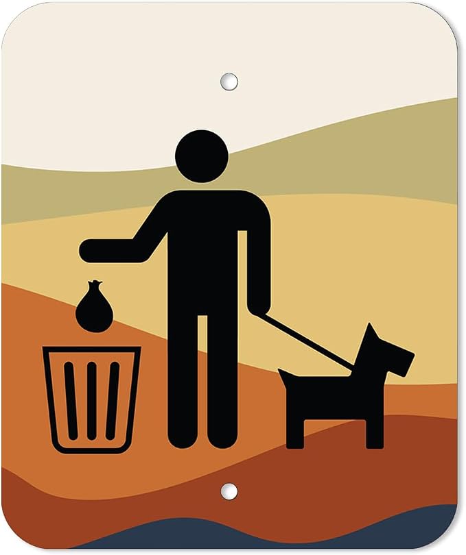 Zero Waste USA - DISPENSE-ART™ Roll Bag Dispenser & Sign - Desert Landscape | - Image 2