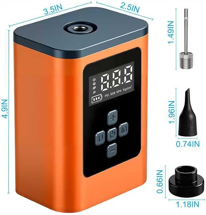 Portable 2-in-1 Electric Ball Pump & 260 Long Balloon Pump 1800mAh | Ball Pump - Image 4
