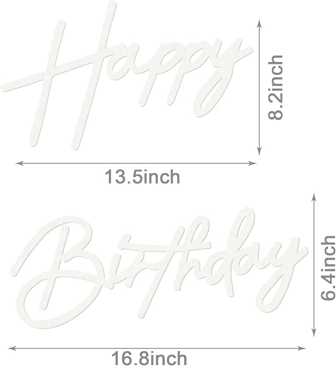 Happy Birthday Sign for Backdrop - Image 2