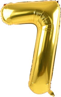 TONIFUL 40 Inch Gold Number 7 Balloons Large Foil 7th Birthday Decorations | by TONIFUL