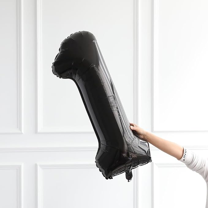 40inch Jumbo Black 21 Number Balloons - Image 6