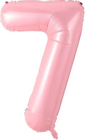 40 Inch Pink Number 7 Balloon Suitable by Unknown