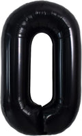 TONIFUL 40 Inch Large Black O Letter Balloon by TONIFUL