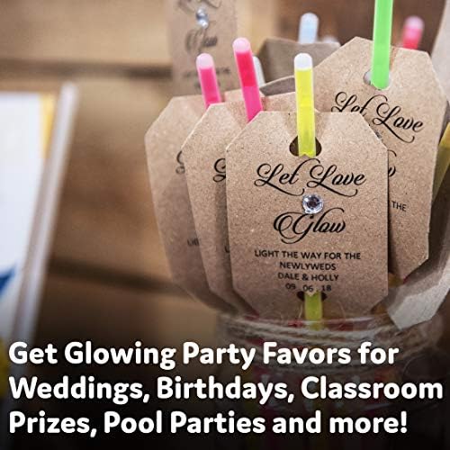PartySticks Glow Sticks Halloween Party Supplies 100pk - 8 Inch Glow in the Dark Light Up Sticks Party Favors, Glow Party Decorations, Neon Party Glow Necklaces and Glow Bracelets with Connectors - Image 5