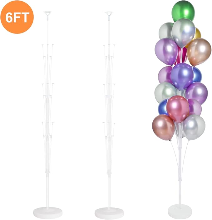 2 Sets of Balloon Stand Kit - 6ft Balloon Stands - Image 8