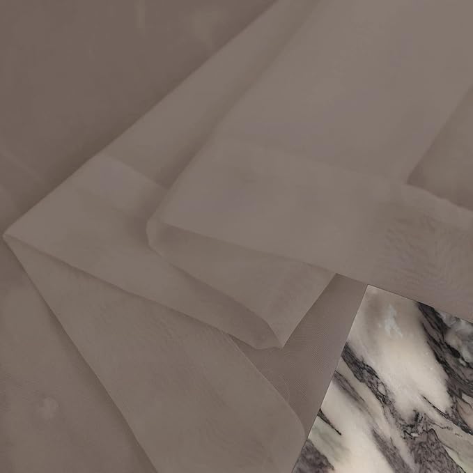 Window Light Grey Sheer Curtains 48 Inches Width 63 Inches Long 2 Panels Sheer Curtain Clear Curtains Basic Rod Pocket Panel for Home Living Room Bedroom Kids Room Yard Patio Parlor Sliding