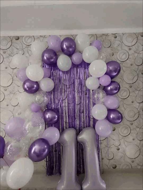 7 Balloon - Lilac Birthday Number Balloons, 40 Inch Decorations Men Women | - Image 8