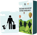Zero Waste USA - DISPENSE-ART™ Roll Bag Dispenser & Sign - Hot Air Balloon | by ZEROWASTEUSA