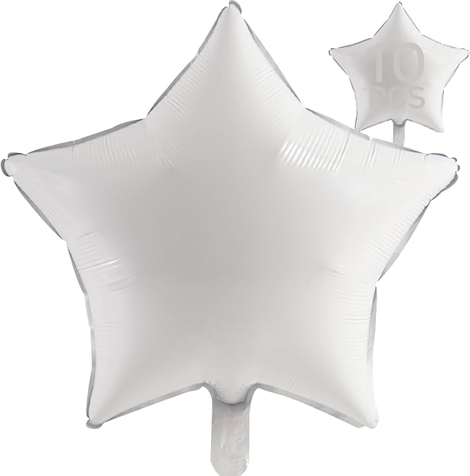 White Star Balloons 18 Inch by VHUWE