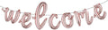 16 inch multicolor Welcome Balloon Banner Balloons Foil Letter Balloon by RUIANSI