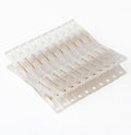20 Pack Clear Square Plastic Clips by Zenithly
