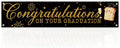 Graduation Party Banner Decor, Congratulations on Your Graduation Hanging Sign by Unknown