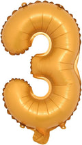 16" inch Single Orange Alphabet Letter Number Balloons Aluminum Hanging Foil by RUIANSI