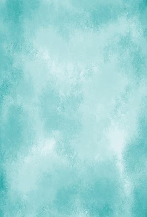 8x10ft Aqua Abstract Solid Photography Backdrops Gradient Portrait Photo Booth - Image 2
