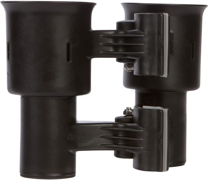 Patented Clamp On Boat Cup Holder |Multifunction Dual Drink Caddy - Image 4