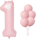40 Inch Large Pink Number 1 Foil Balloon Set | by Home