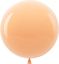 Bezente Nude Latex Round Balloons Latex Party Round Balloons 36 Inch 8 Pack | by Bezente