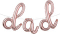 16 INCH DAD Multicolor optional Foil Letter Balloon 16" Happy Father's Day Best by RUIANSI