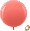 Bezente Dusty Pink Giant Latex Round Balloons 36 Inch 8 Pack | Rose Pink Large by Bezente