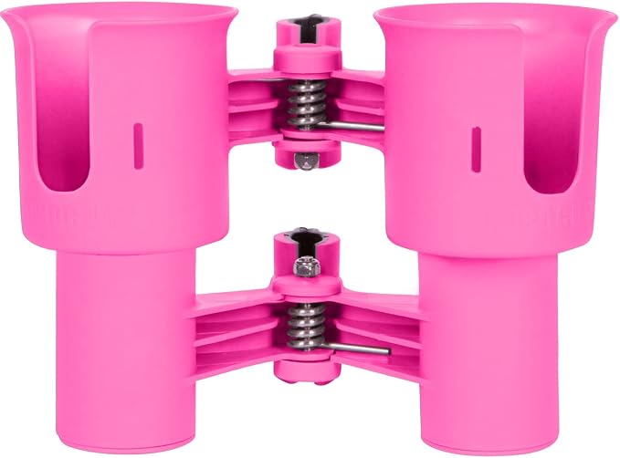 Patented Clamp On Boat Cup Holder |Multifunction Dual Drink Caddy - Image 5