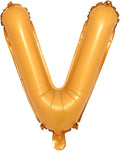 16" inch Single Orange Alphabet Letter Number Balloons Aluminum Hanging Foil by RUIANSI
