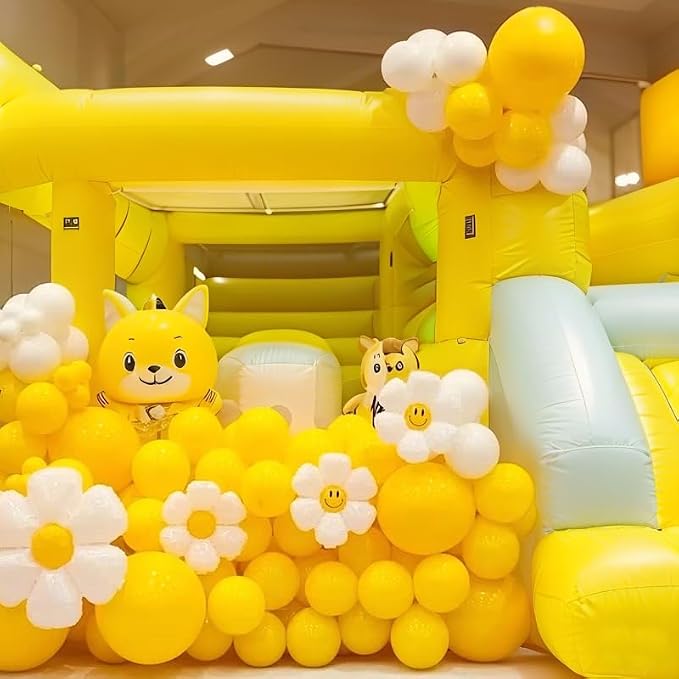 Yellow Balloons 145pcs Different Sizes 18 12 10 5 Inch Latex Helium Yellow - Image 6