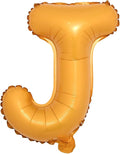 16" inch Single Orange Alphabet Letter Number Balloons Aluminum Hanging Foil by RUIANSI
