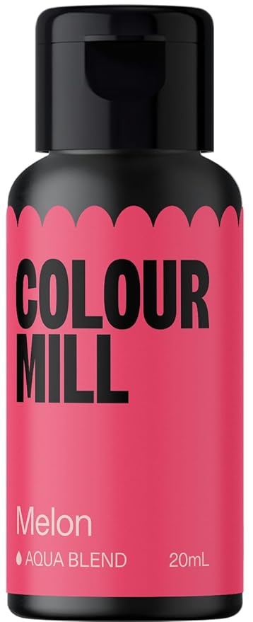 Colour Mill Aqua Blend Water-Based Food Coloring, 20 Milliliters Melon