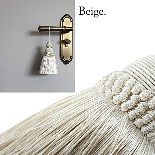 2Pcs Colorful Tassel Key Tassels DIY Accessories | 9.5 Inch Tassels - Image 3