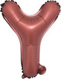 Chocolate Color Letter Number Foil balloons 1pc 16inch Alphabet Digital by RUIANSI