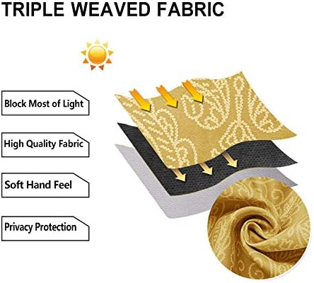 DWCN Ombre Blackout Curtains for Living Room - Image 6
