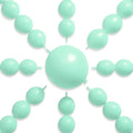 PartyWoo Mint Latex Balloons, for Birthday, Anniversary, Valentine's Day by PartyWoo