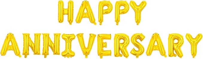 Happy Anniversary Balloon Banner Love Party Decoration - Image 2