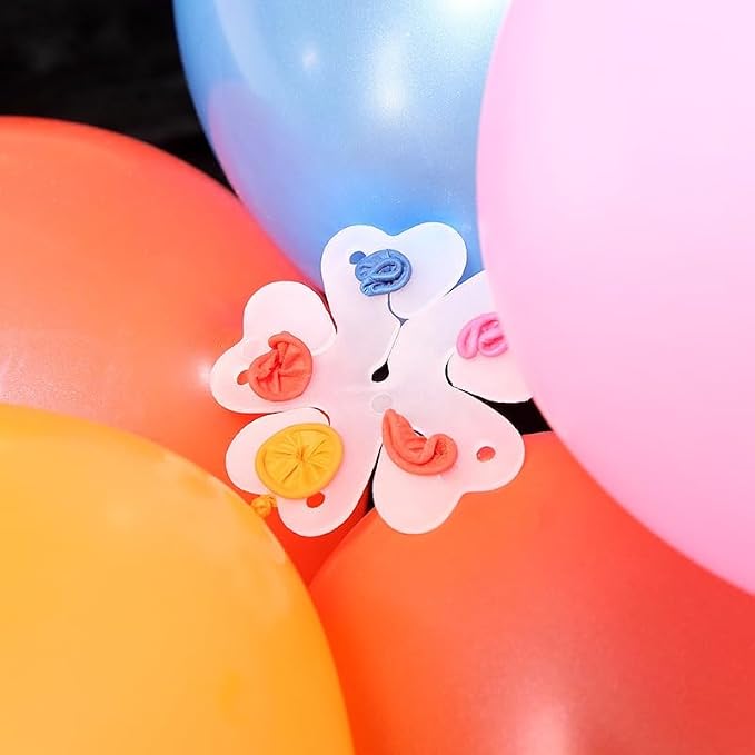PayPie 20 Pcs Balloon Flower Arch Clips, 32Ft Balloon Tape Strip, Balloon Arch - Image 4