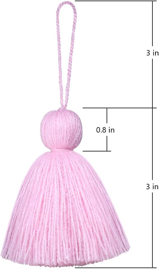 Big Size 4 PCS Tassels for Crafts, Handmade Hanging for Pillow Decor, Blanket - Image 2