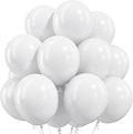 White Balloons 50Pack 12 Inch White Latex Party Balloons by Togvu