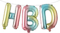 16 Inch HBD Balloons for Boho Birthday Party Decorations by RUIANSI