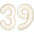 Cream White Number 39 93 Balloon by Unknown